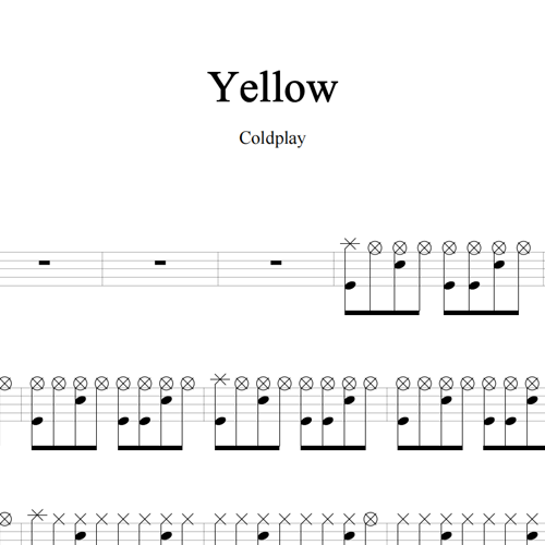 鼓谱*Coldplay_Yellow.asp