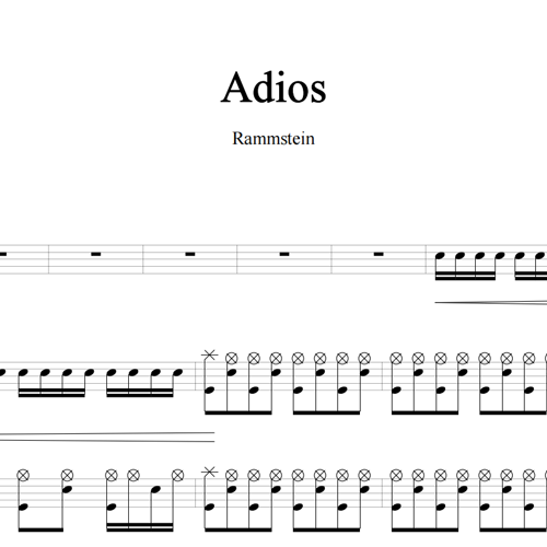 鼓谱*Rammstein_Adios.asp